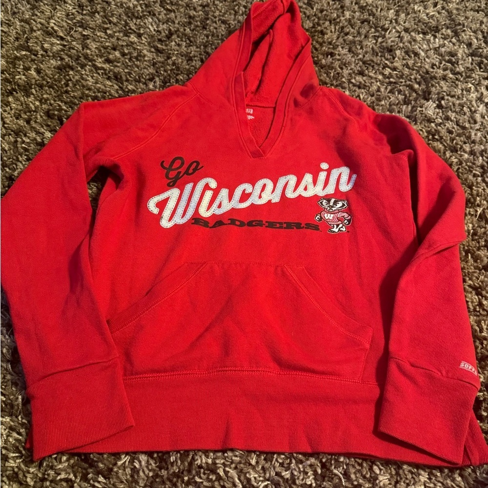 Soffe Red Fleece Hoodie